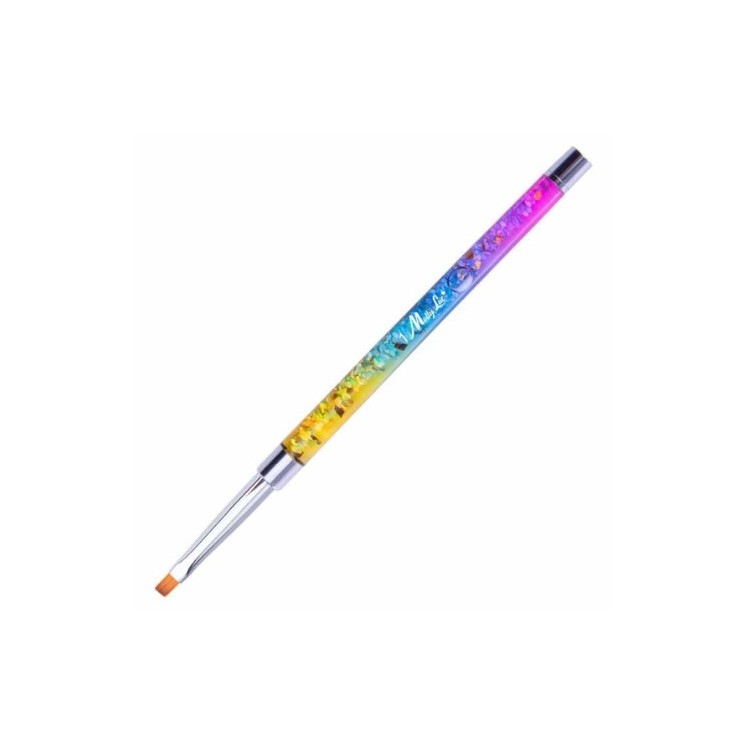 MollyLac ovale gelborstel /2/ Rainbow 1 stuk
