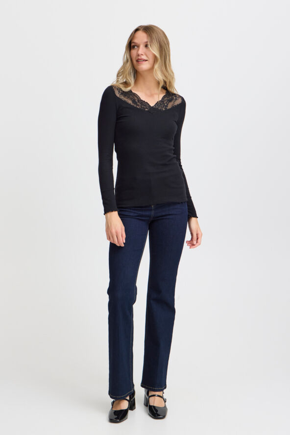 Fransa FRHIZAMOND TEE 25 Black