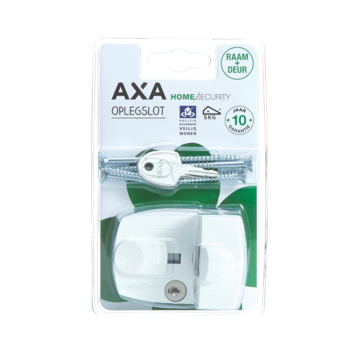 AXA Oplegslot voor raam SKG 1-ster binnendraaiend wit