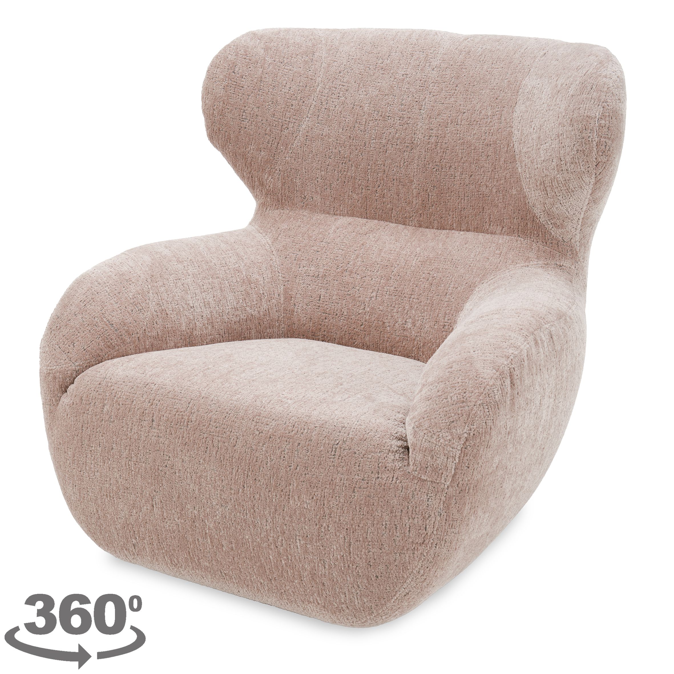 Draaifauteuil Femme B96 x D98 x H97 cm