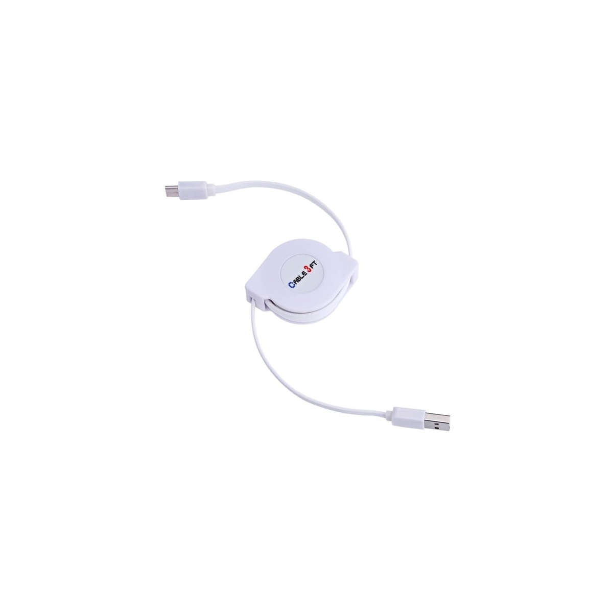 Uttrekkbar flokefri ladekabel Usb type C