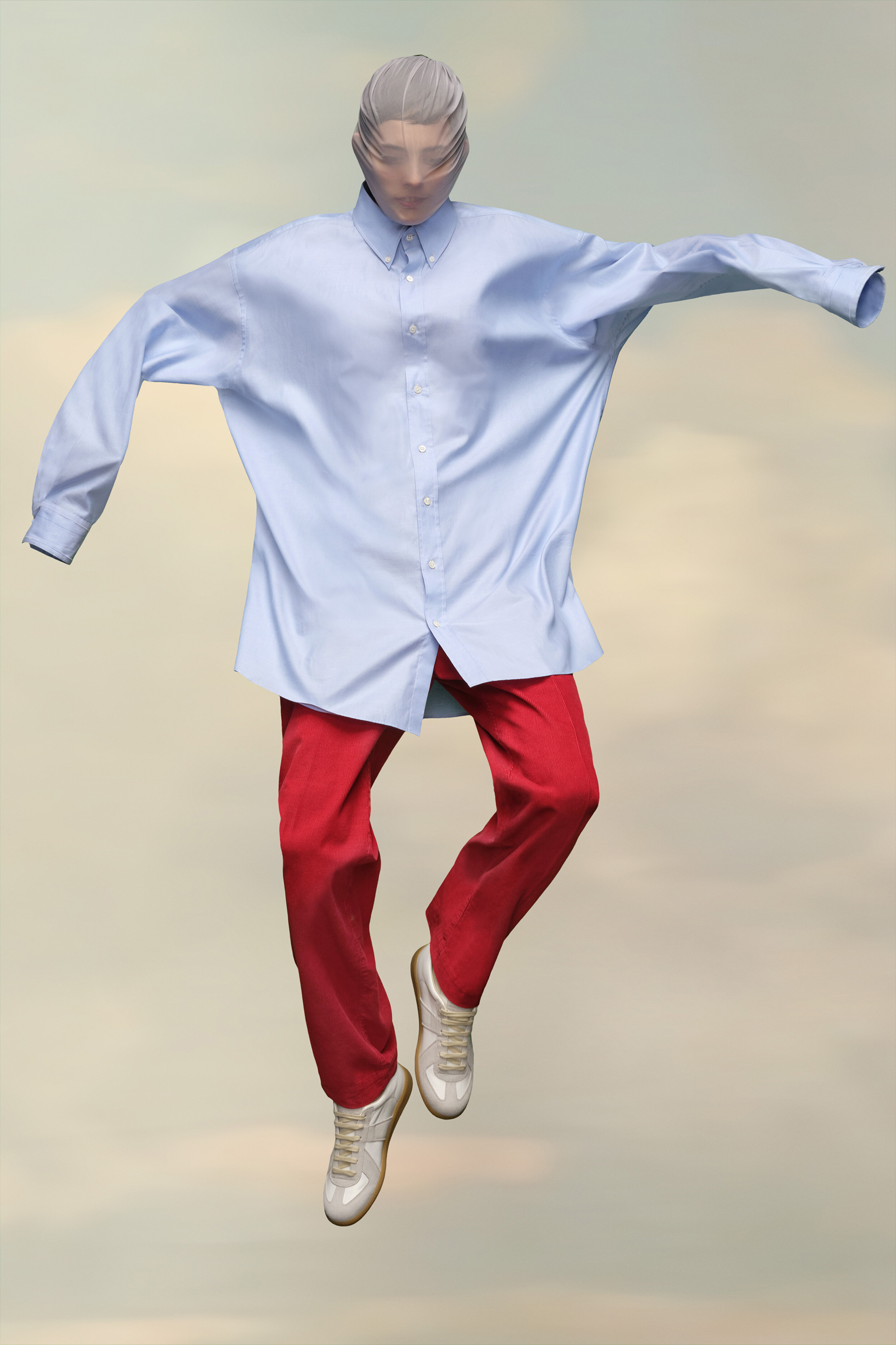 Chemise en coton avec poche pofrrine