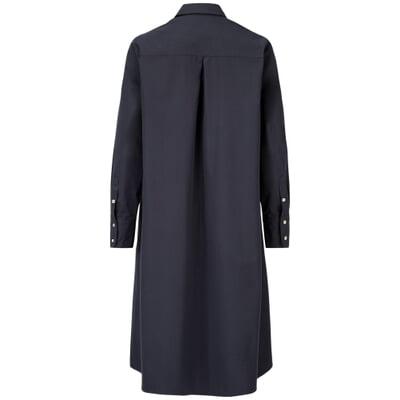 Damen-Blusenkleid, Schwarz