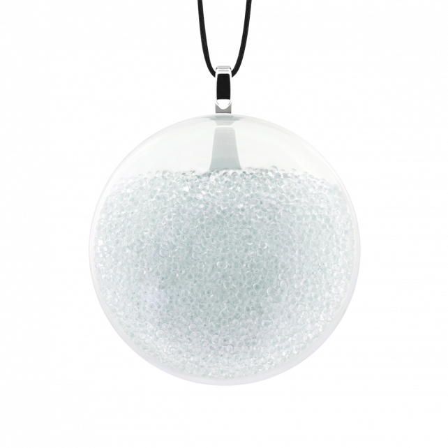 Pendentif en verre soufflé - Galet Mini Billes
