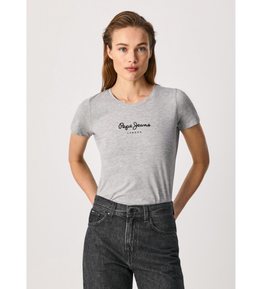 Camiseta Pepe Jeans New Virginia Ss N cinza