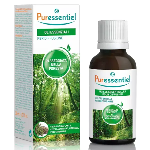 Mistura de Óleos Essenciais para Difusão Puressentiel - Caminhada na Floresta - 30ml