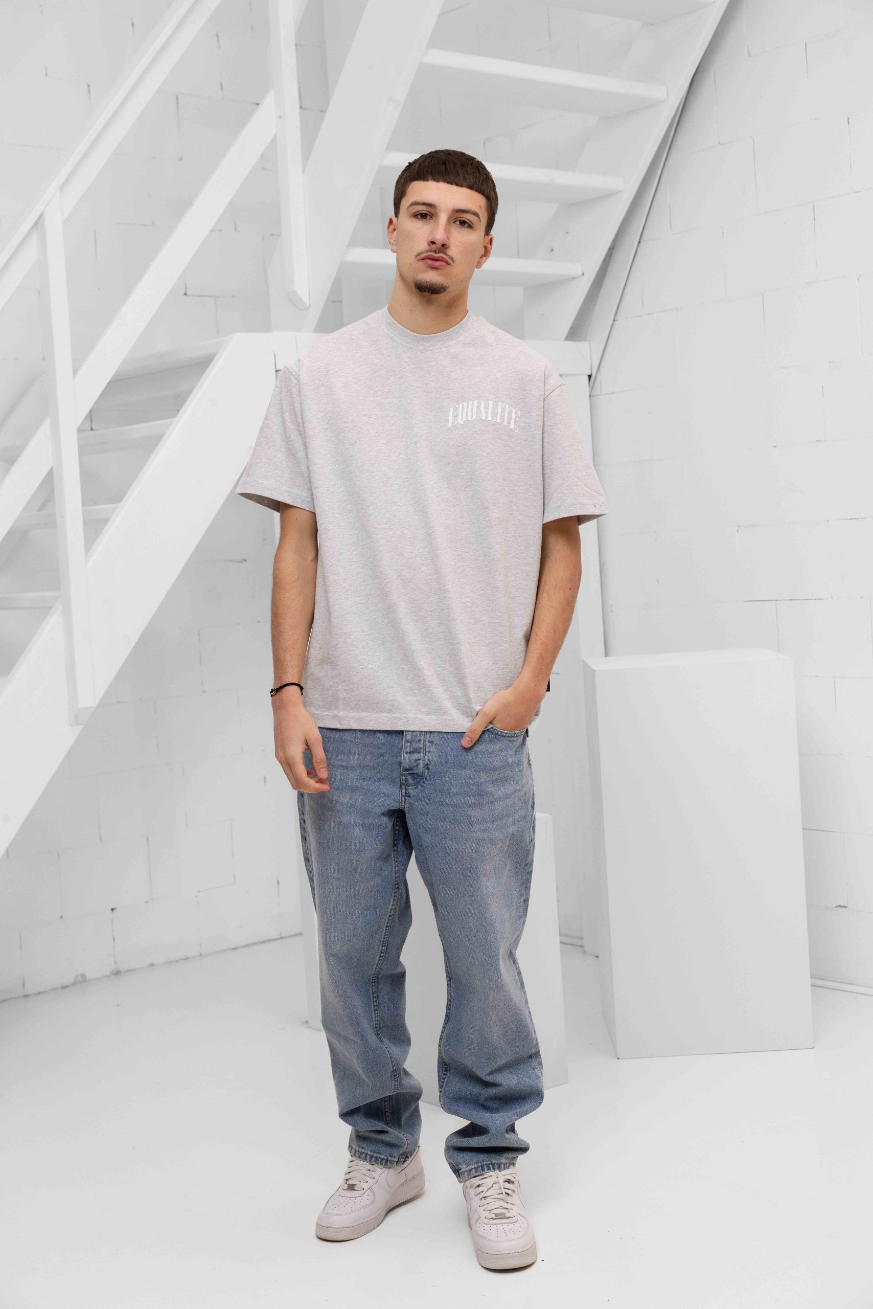Equalité Oliver T-Shirt Heren Grijs