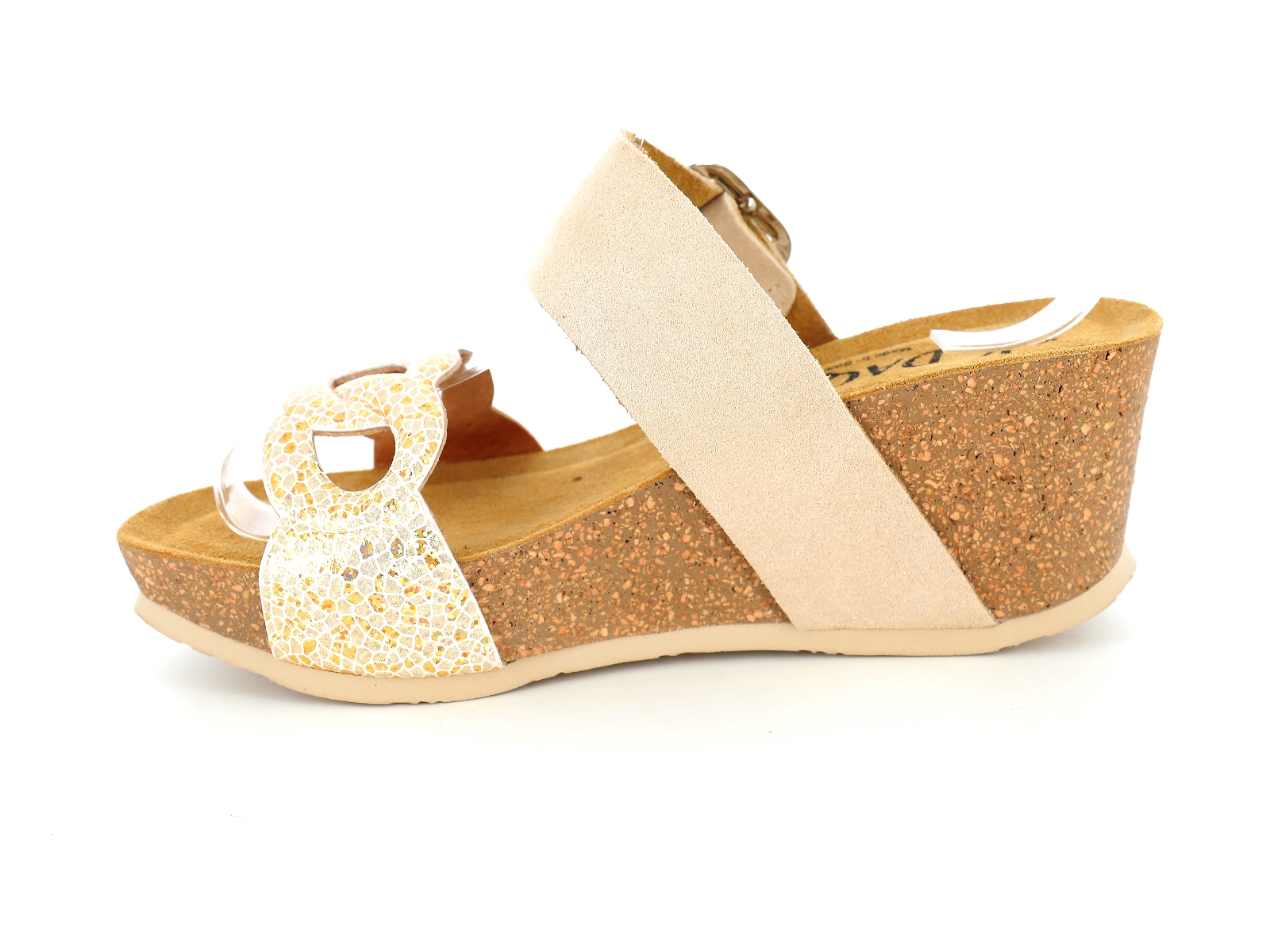 K. daques-ALBON Cuir Beige Clair
