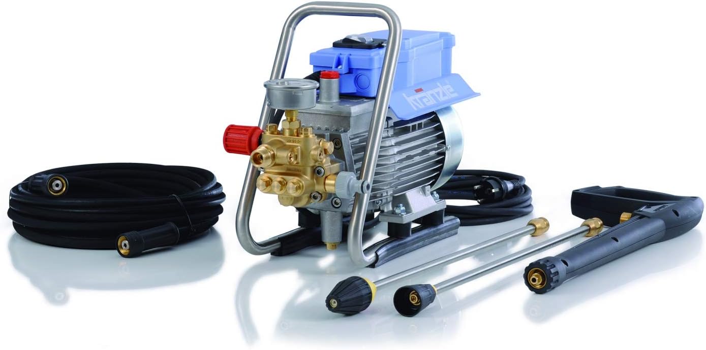 Kränzle – Hochdruckreiniger HD 10-122 ts, 230 V, mit tragbarem Motorstopp, mit vollständigem Motorstopp, mit Schmutzkiller, 417331