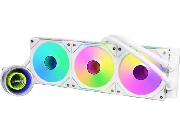 Lian Li Galahad II Trinity SL-INF - Processors flydende kølesystem - med controller - Radiatorstørrelse: 360 mm - (for: AM4, LGA1200, LGA1700, AM5, LGA115x Socket) - 120 mm - hvid