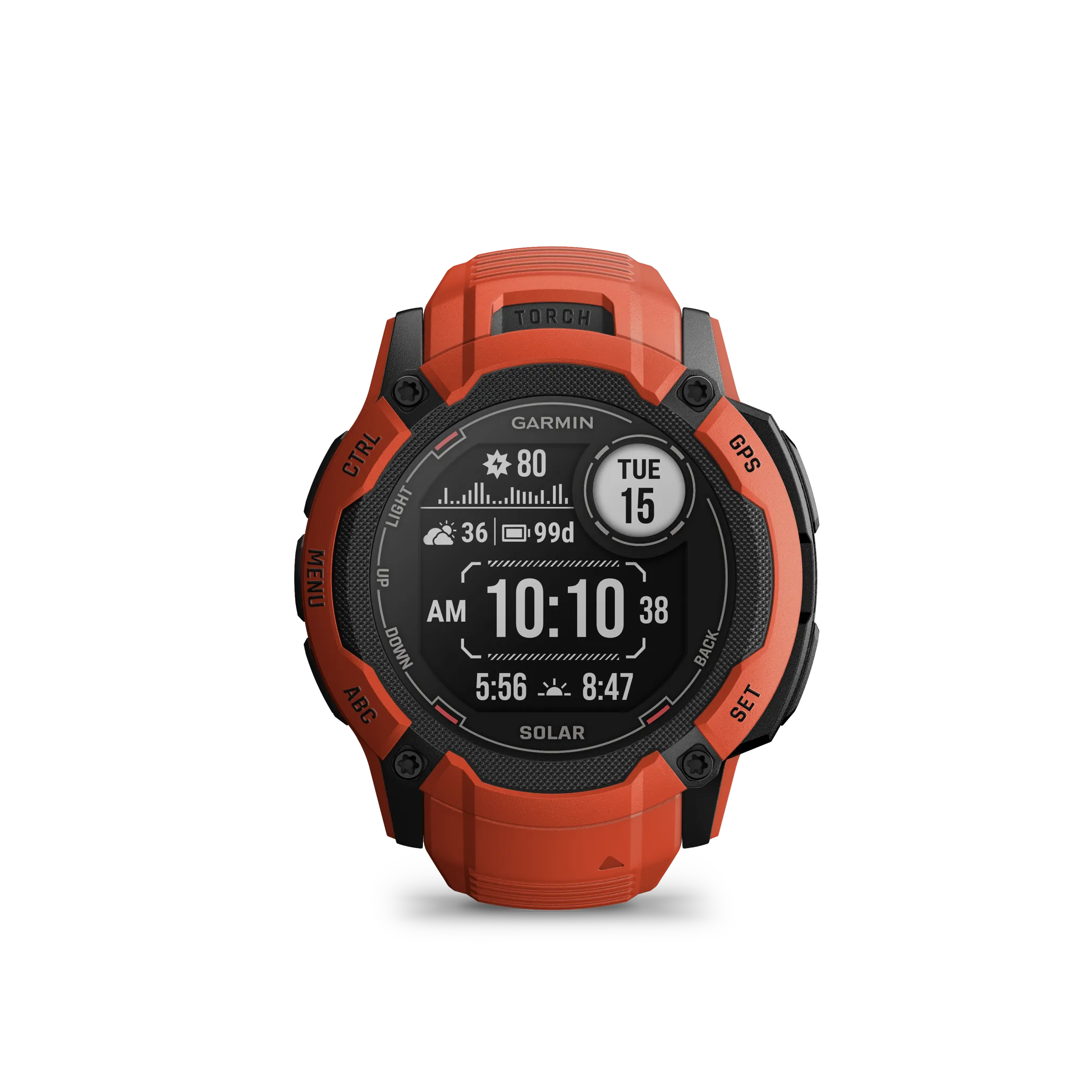 Garmin Instinct 2X Solar Flame Red