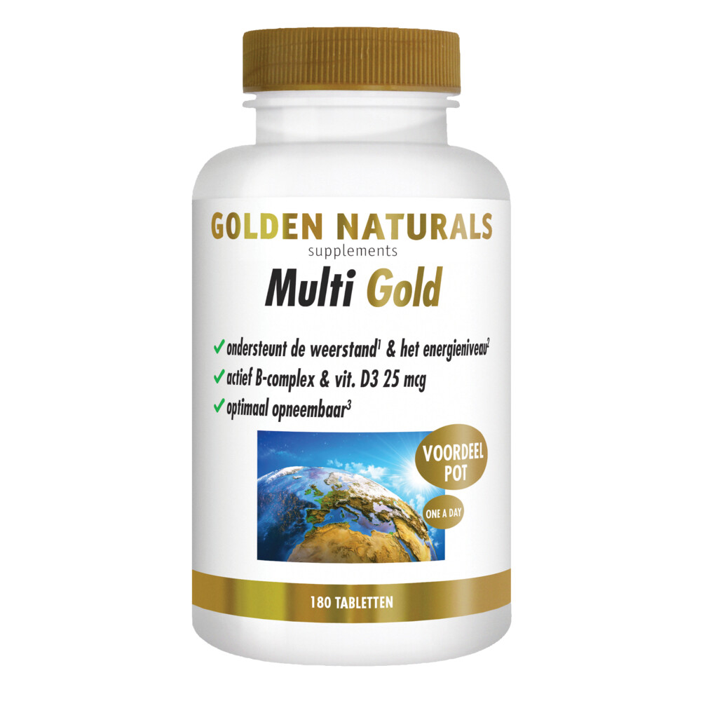 Golden Naturals Multi Gold 180 tabletten