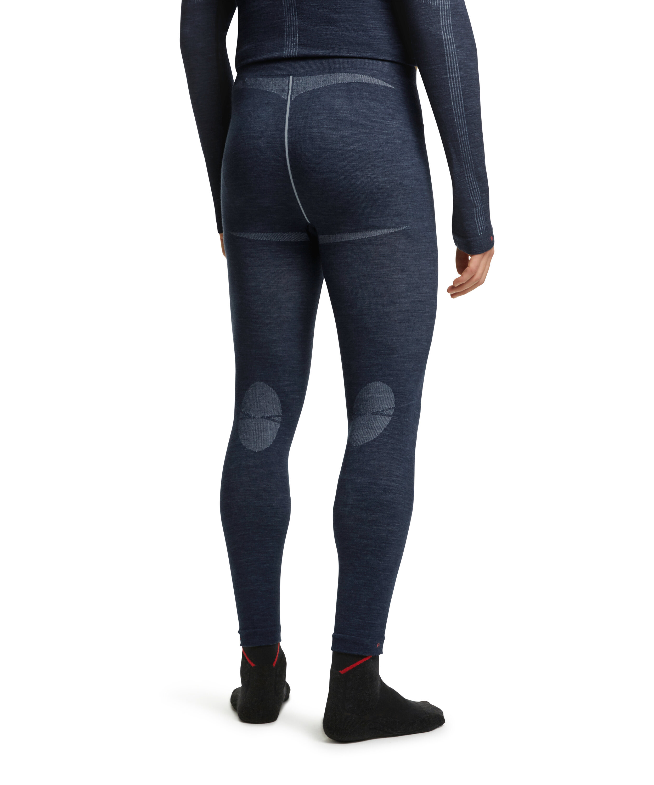 Falke Wool-Tech Long Tights Regular Space Blue