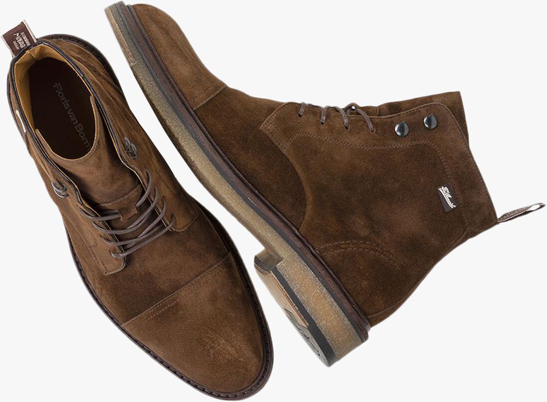FLORIS VAN BOMMEL cognac floris van bommel veterboots sfm-80039
