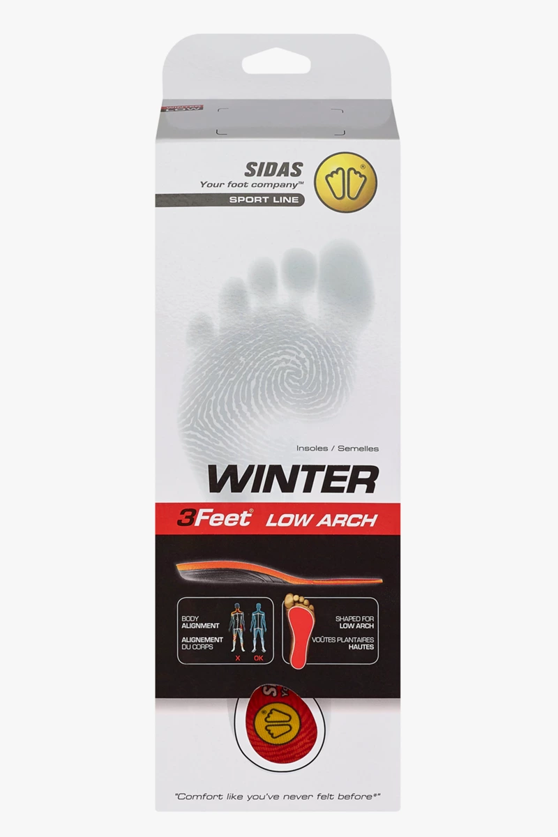 Sidas 3 Feet Winter Low Arch 42-43 Einlegesohle
