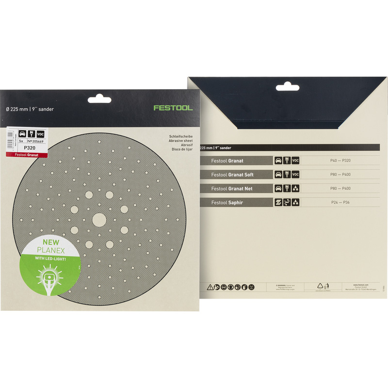 Festool Granat STF schuurschijf D225/128 320 Grit