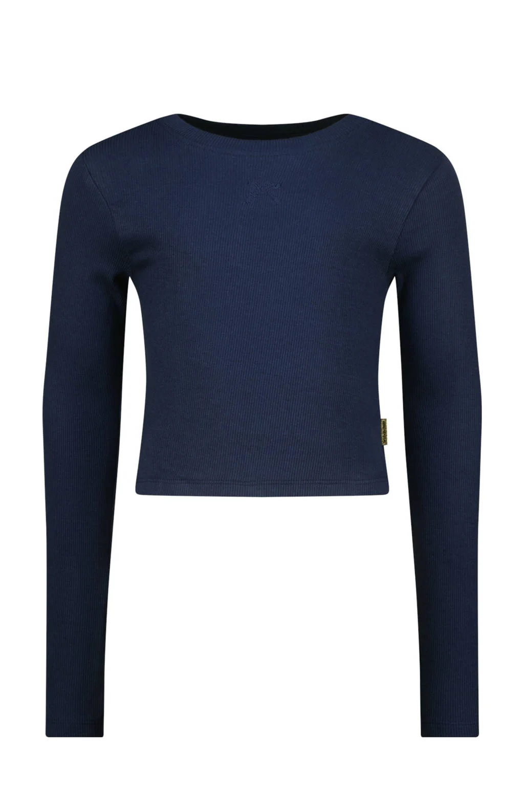 Vingino longsleeve donkerblauw rib gebreid