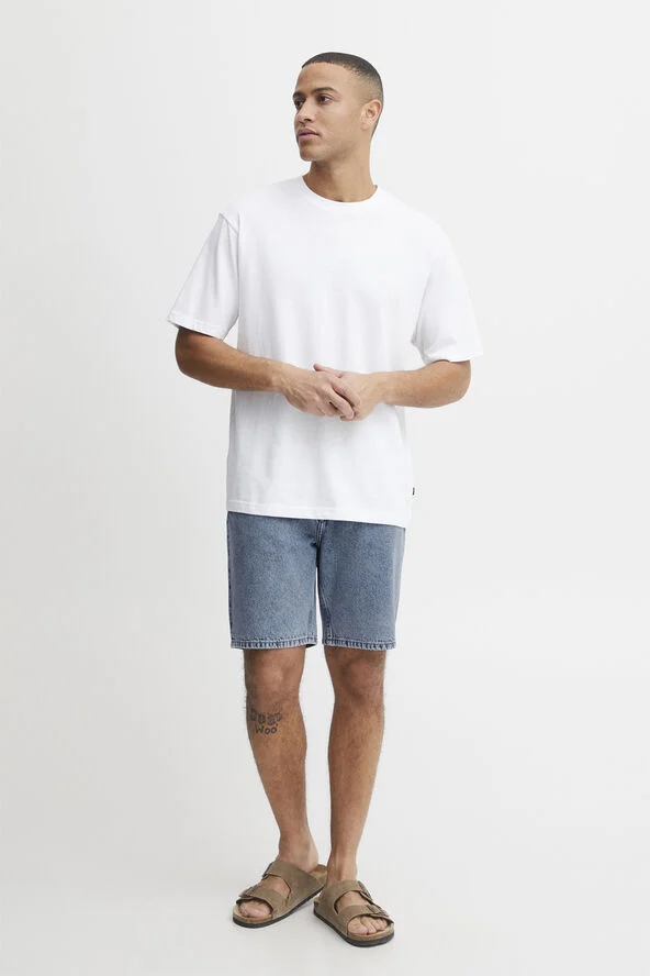 !Solid SDElmo Lt Owen Shorts Light blue denim