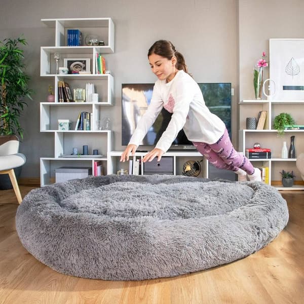 Hundeseng for mennesker | Human Dog Bed XXL InnovaGoods Grey