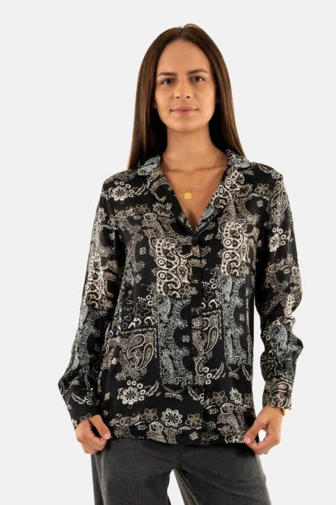 Chemisier Le Temps Des Cerises morena 0444 black and tan