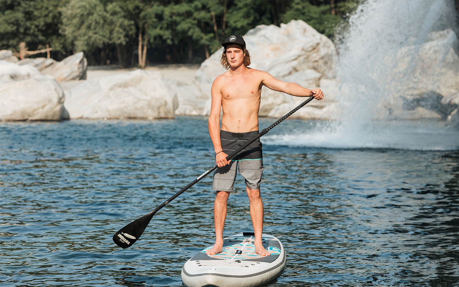 Indiana Fiberglas Paddel für Stand Up Paddling-Board
