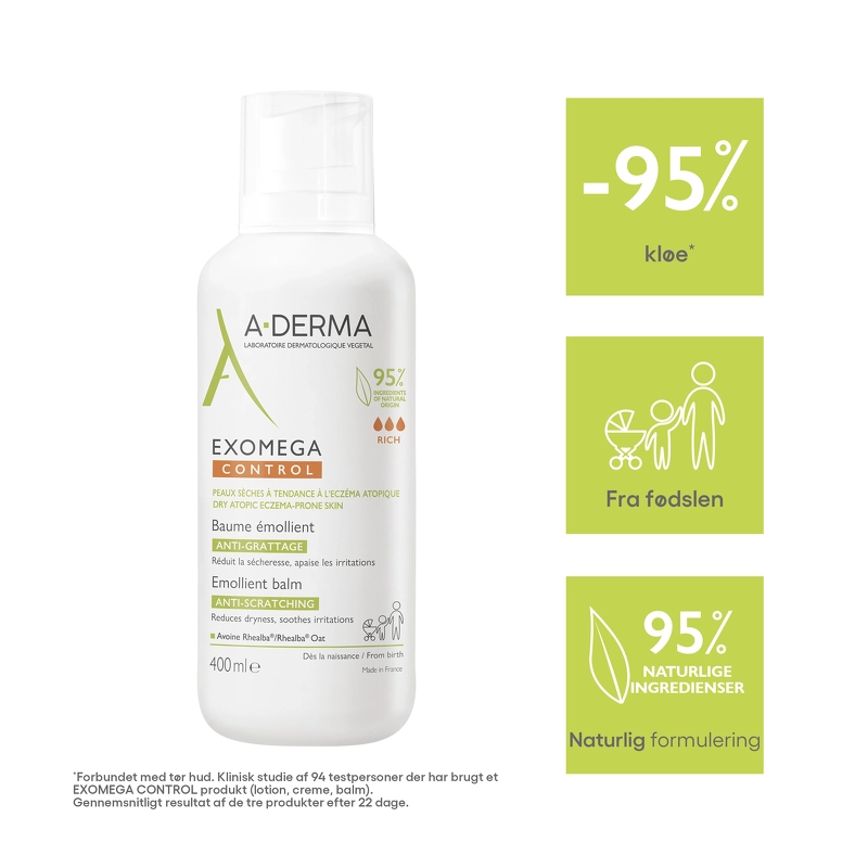 A-DERMA Exomega Control Balm 400 ml