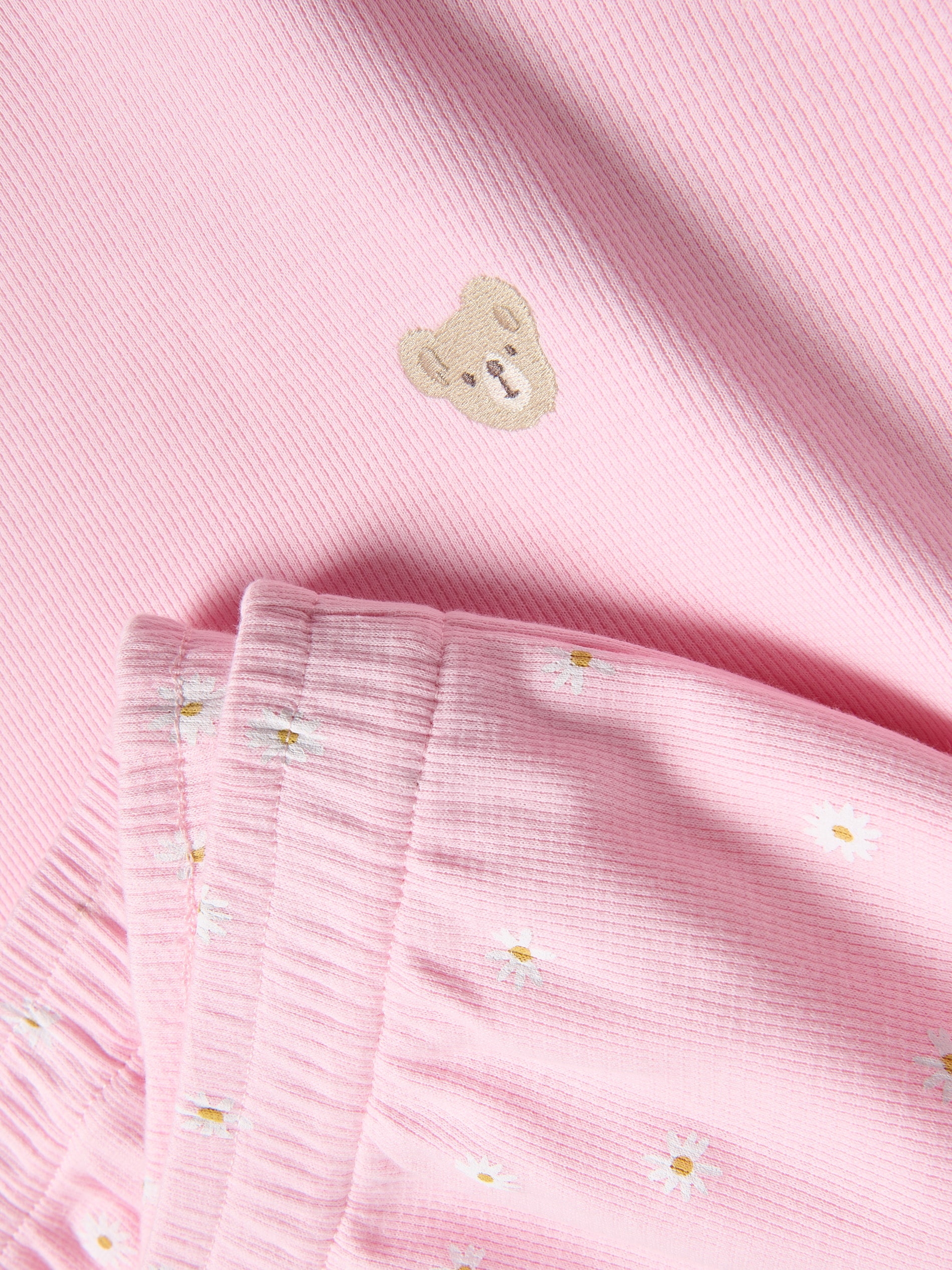 Waffel‑Pyjama‑Set