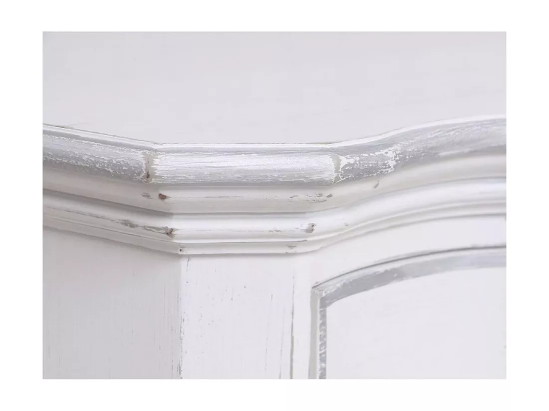 Commode 3 tiroirs Bois-MDF Blanc - Monceau Interior's