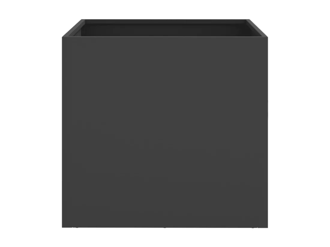 Jardinière bac lit surélevé noire 49 x 47 x 46 cm 02_0037622