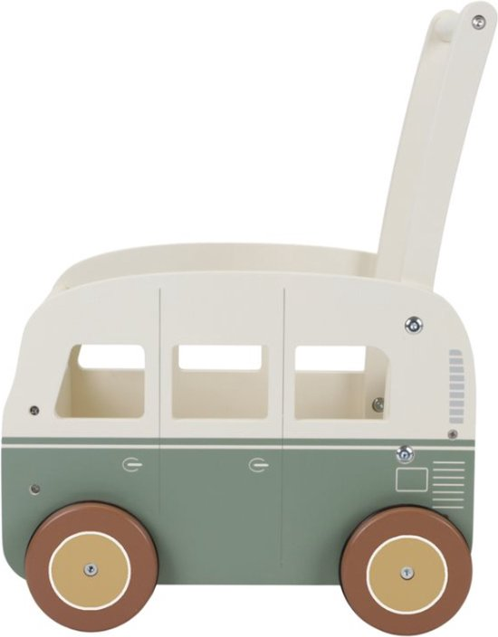 Houten loopwagen