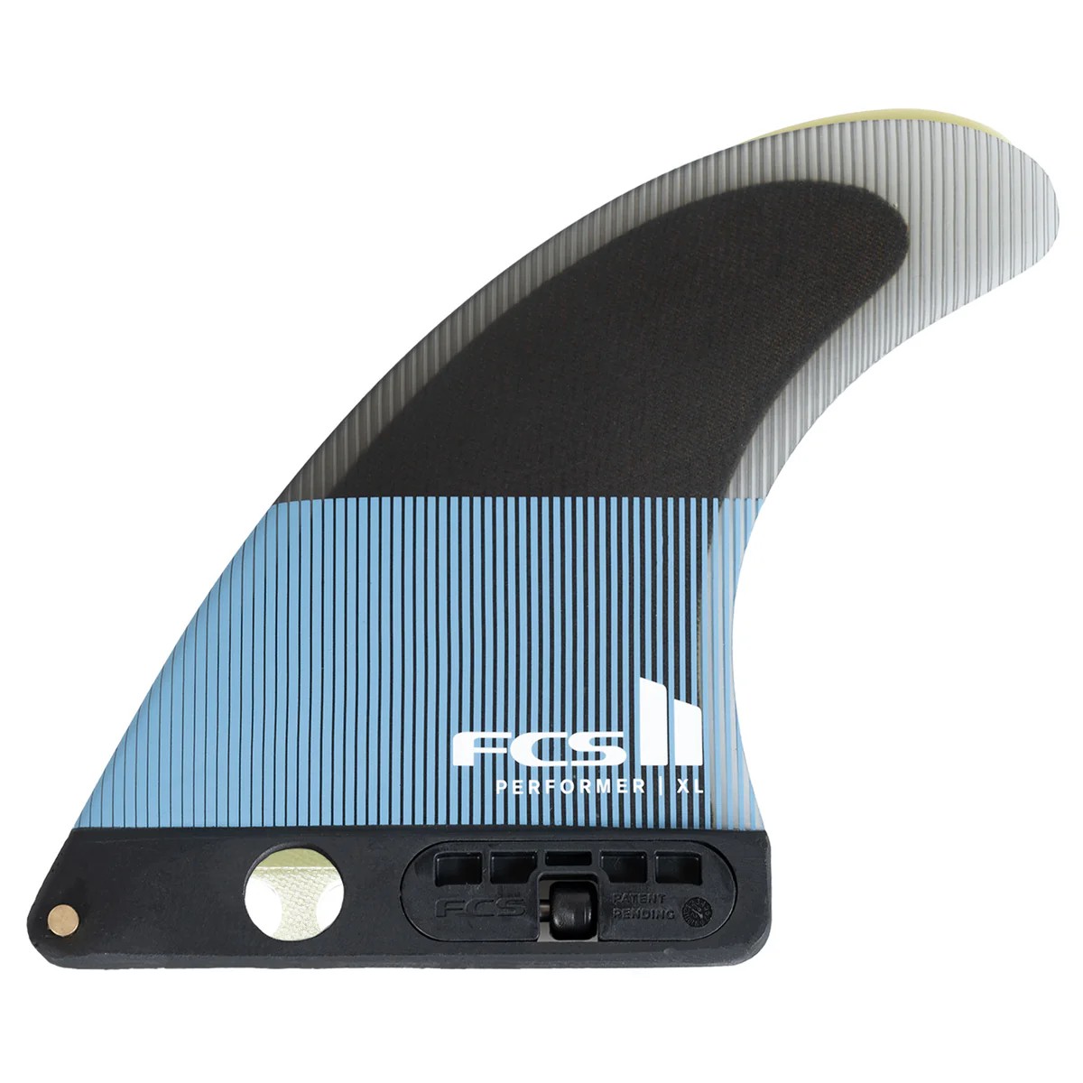 FCS FCS II Performer PC Medium Longboard - Tranquile Blue - Center