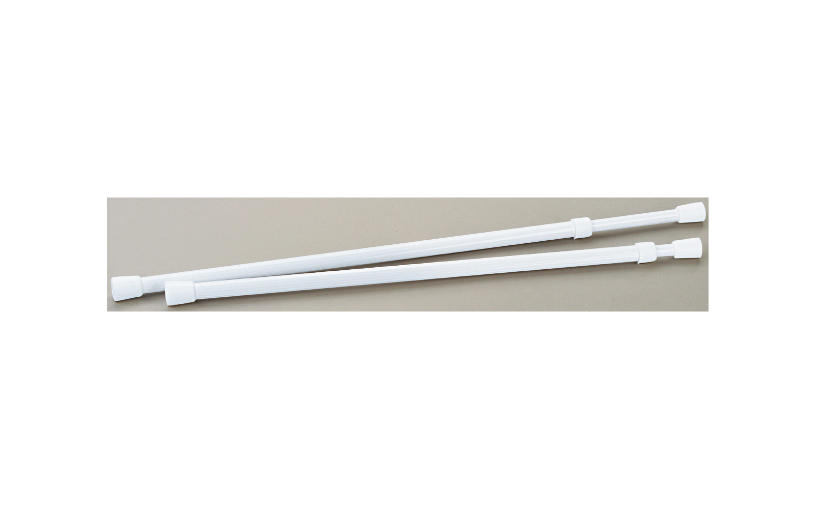 Peggy Peg Barkeeper Aluminium teleskopierbare Klemmstange 2er Set M weiß