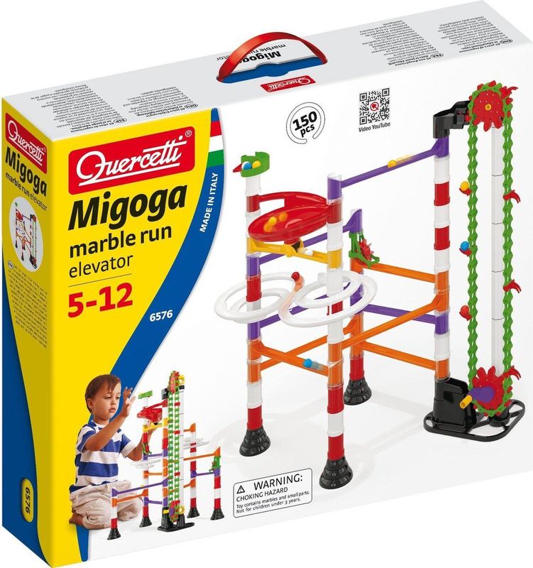Quercetti - Migoga Knikkerbaan - 150-delig - Inclusief Knikkers