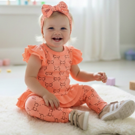 Summer girl designer set - oranje