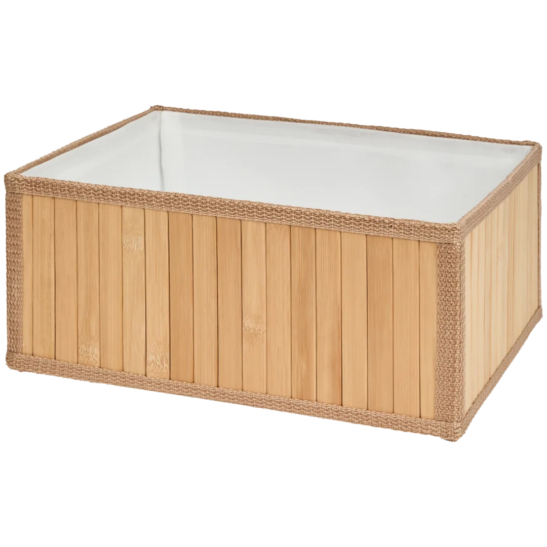 Bamboe mand 32 x 25 x 15 cm | diverse kleuren