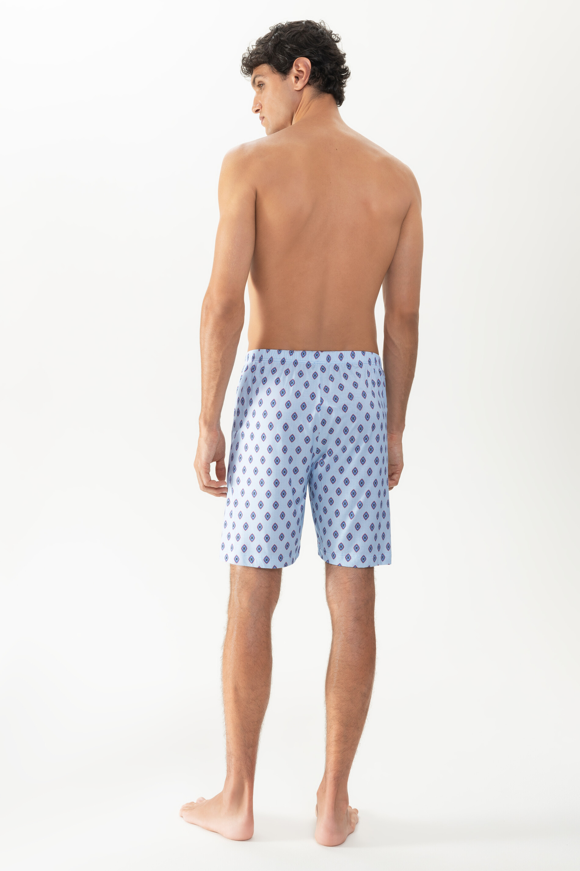 Kurze Loungehose<br>Serie Stripes With Tie Pattern