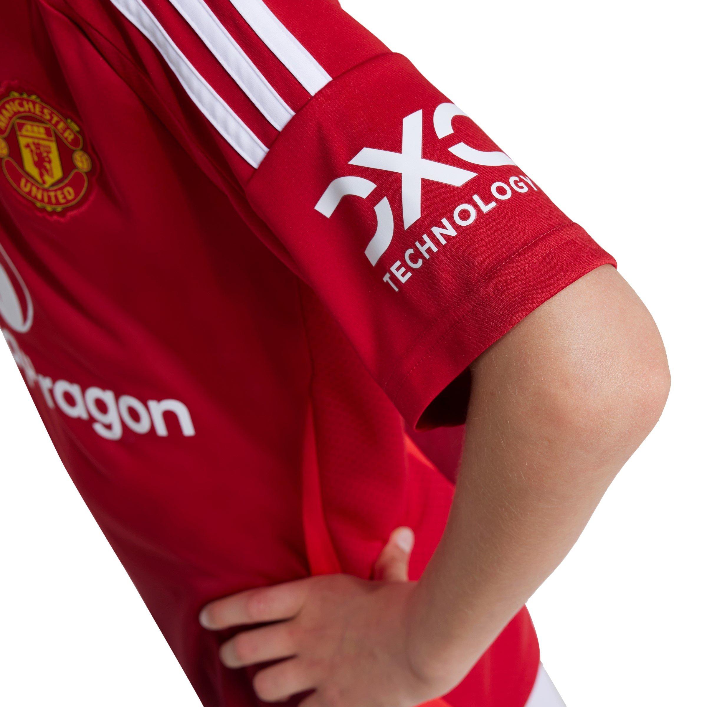 adidas Manchester United Home Shirt 2024 2025 Juniors
