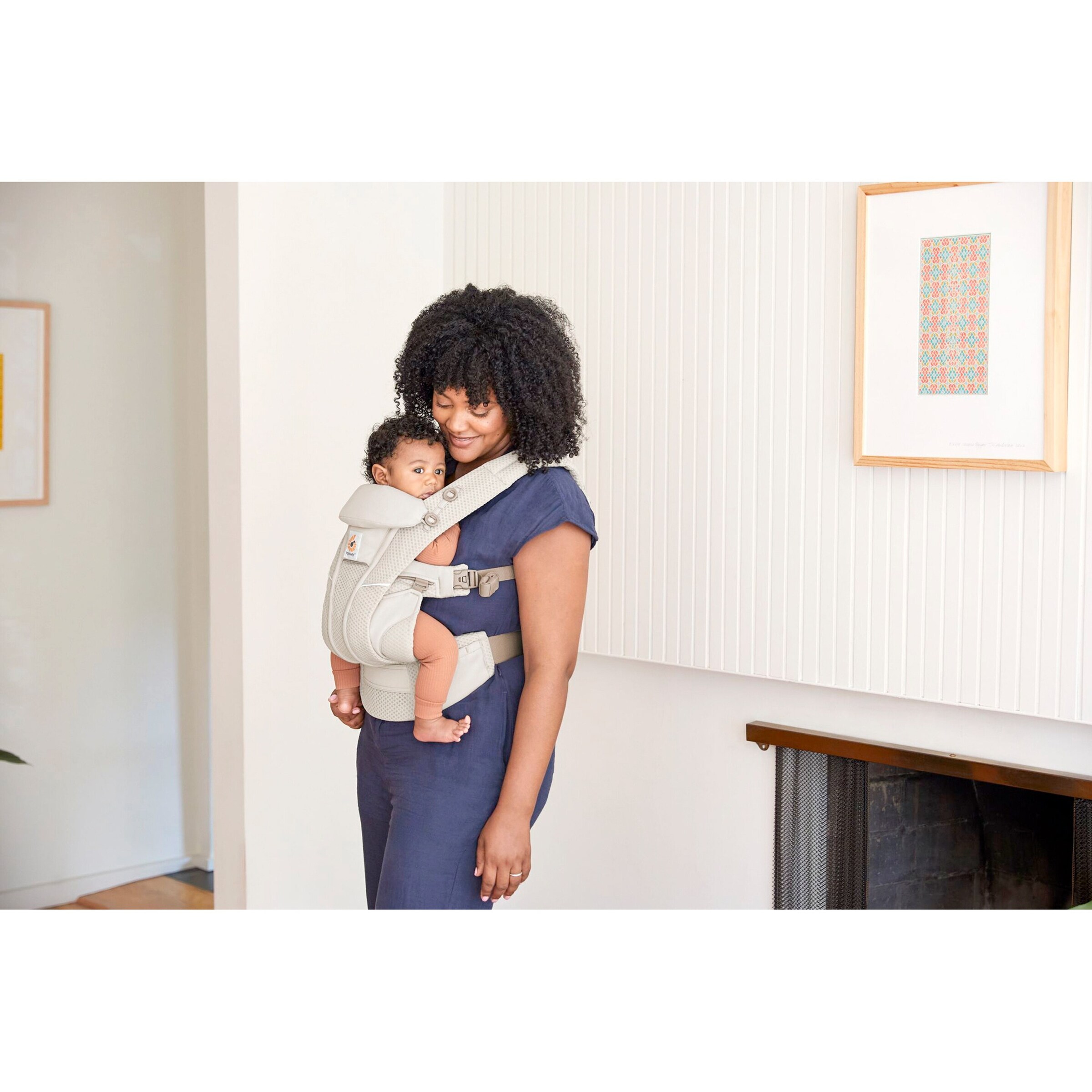 Ergobaby® - Omni Breeze Babytrage, 4 Tragepositionen natural beige