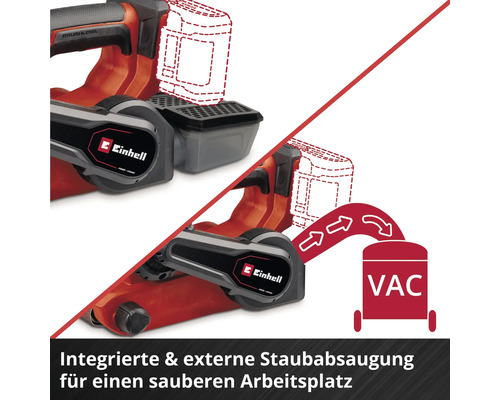 Einhell Power X-Change TP-BS 18/457 Li Brushless accubandschuurmachine, zonder accu en lader
