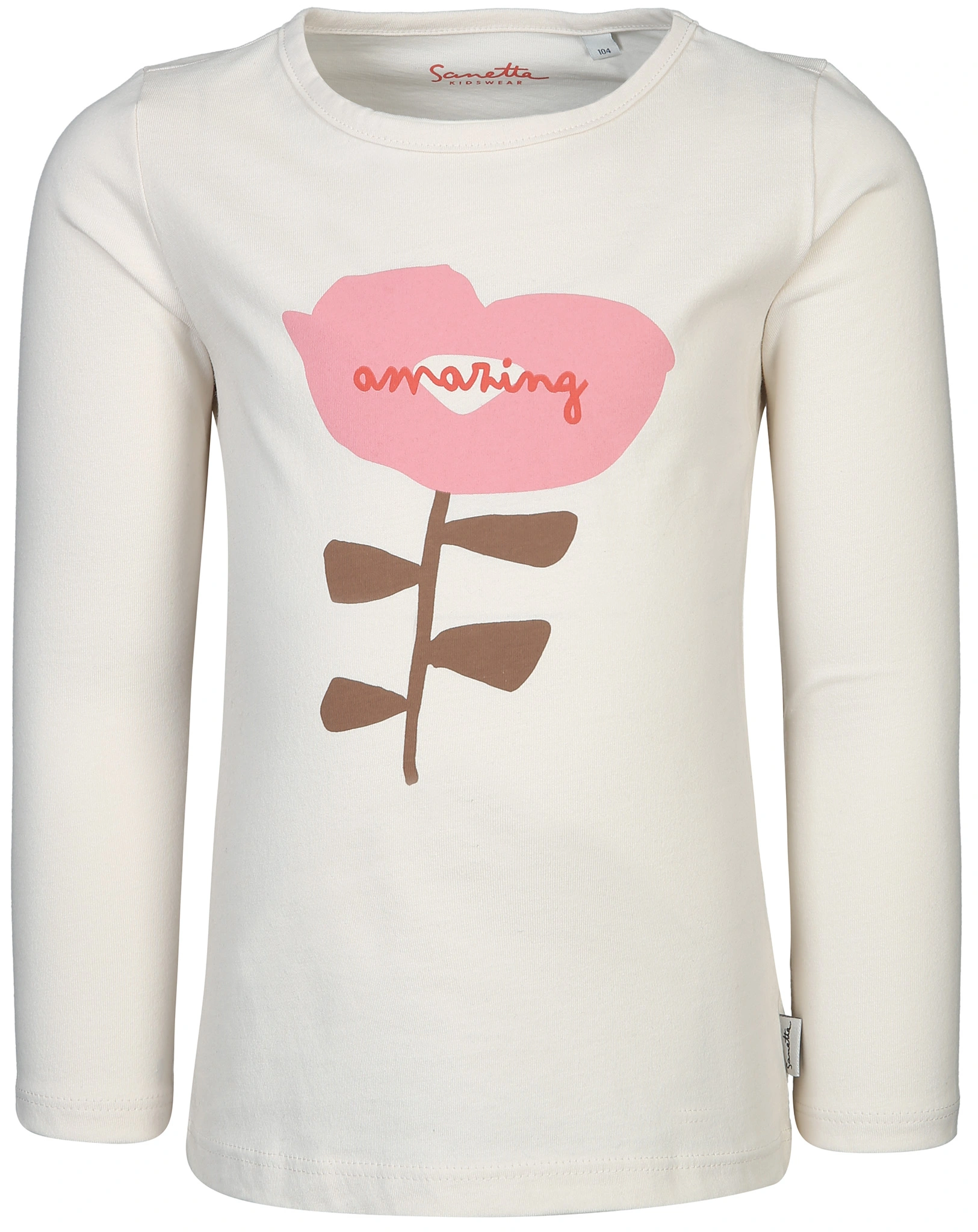 Langarmshirt AMAZING in weiß