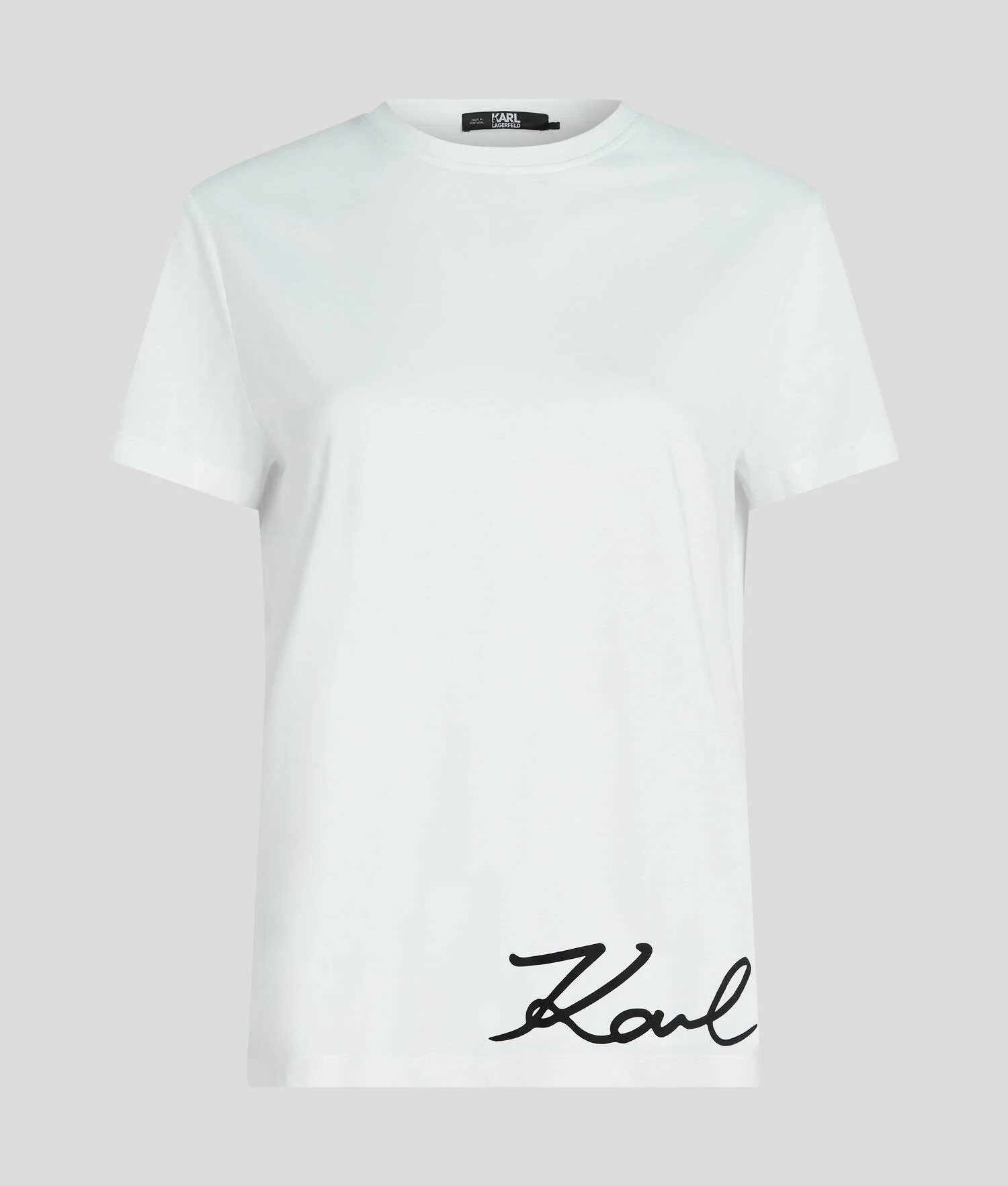 T-SHIRT À OURLET KARL SIGNATURE