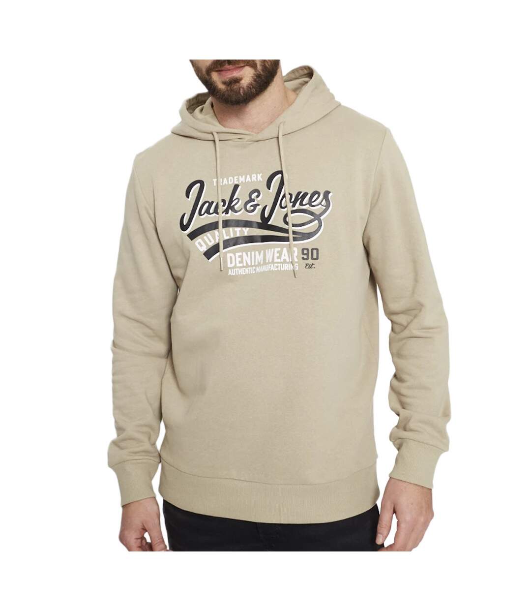 Sweat Beige Homme Jack & Jones Sweat Hood