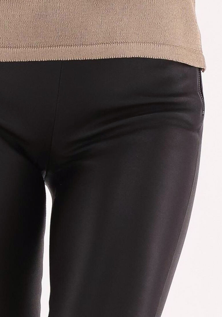 SELECTED FEMME bruine selected femme legging sylvia mw stretch leather leggin