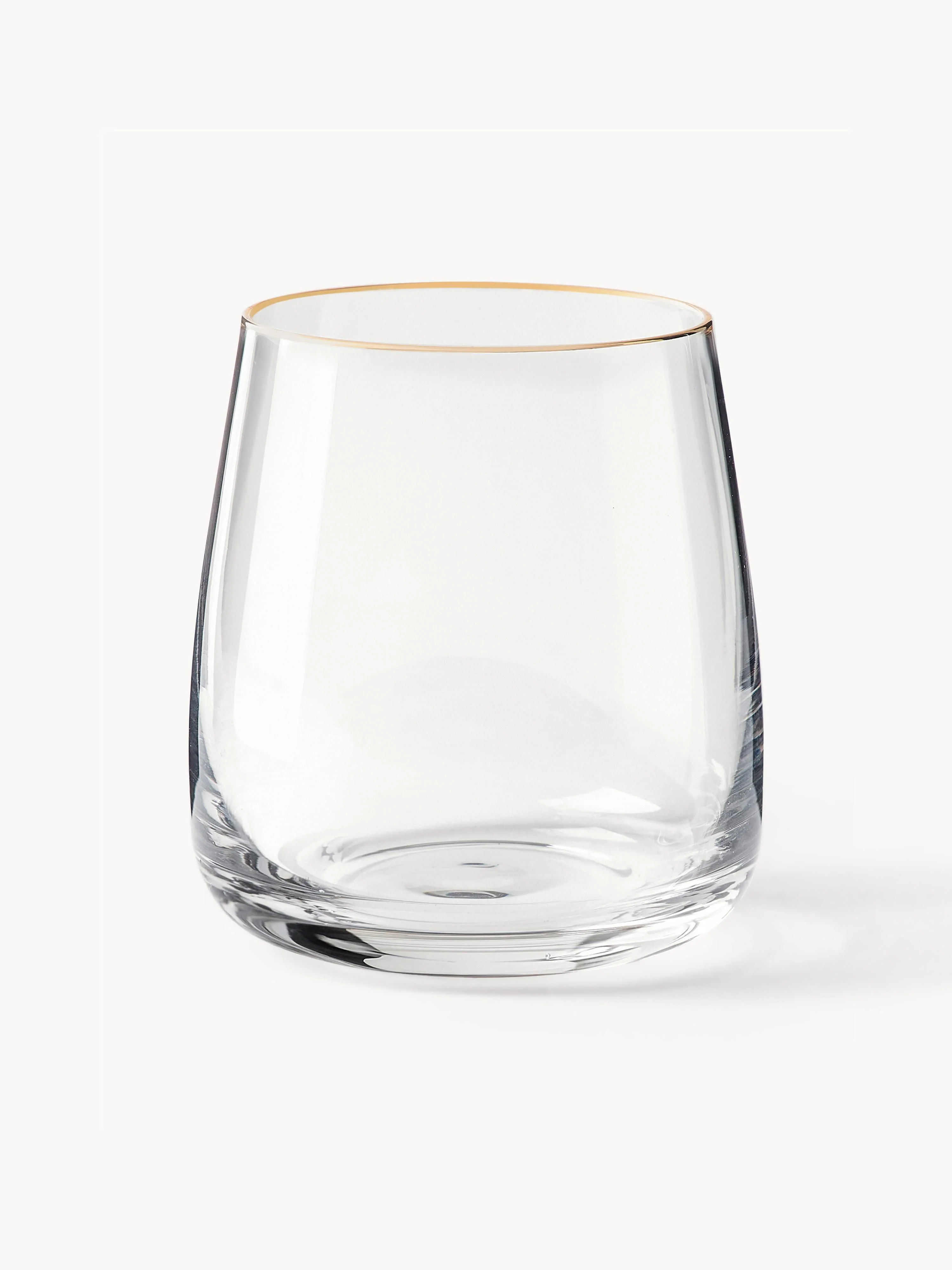 Mondgeblazen drinkglazen Ellery, 4-delig