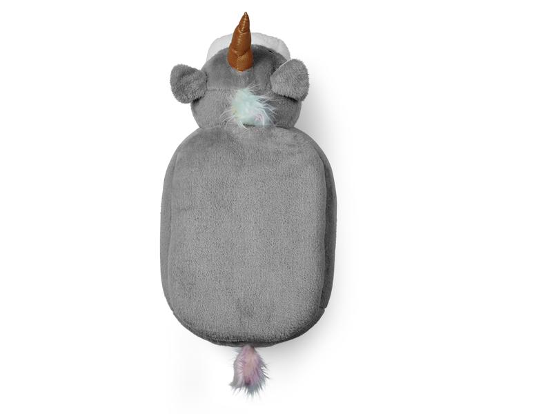 zoosy Kinderhocker Einhorn Enea Grau Hocker in Einhornform