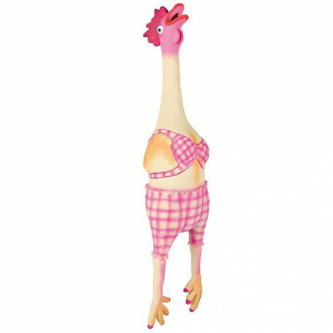 Coq sonore en latex pour chien Trixie