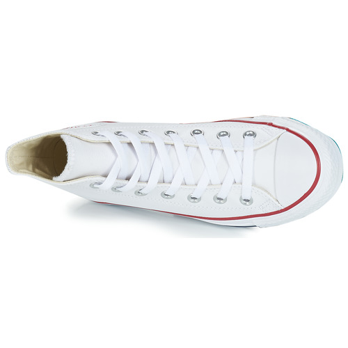 Converse - CHUCK TAYLOR ALL STAR LEATHER HI - Blanc