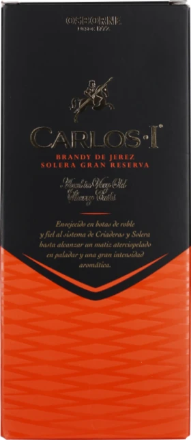 CARLOS I BRANDY SOLERA GRAN RESERVA 70CL