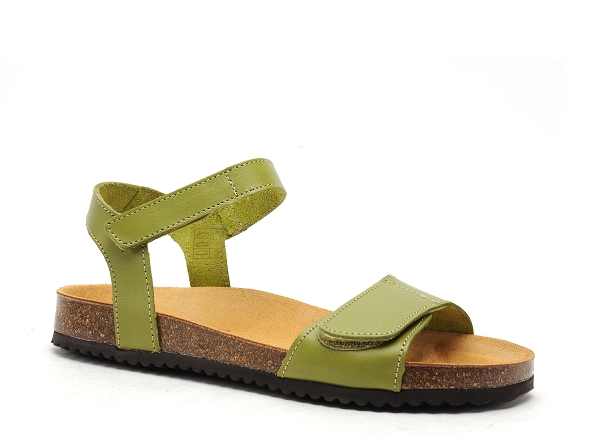 Spike nu pieds plats femme 105 vert