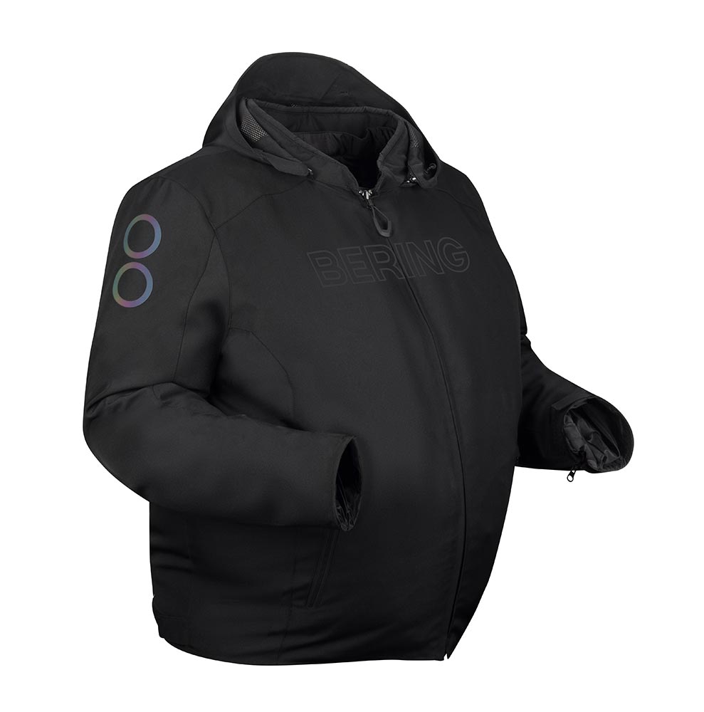 Bering - Blouson Warwick King Size - grande taille Noir